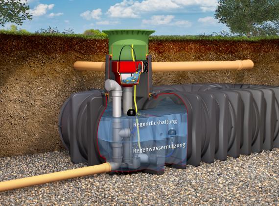 Platin XL Retentionszisterne Plus von Schütter-Behälter